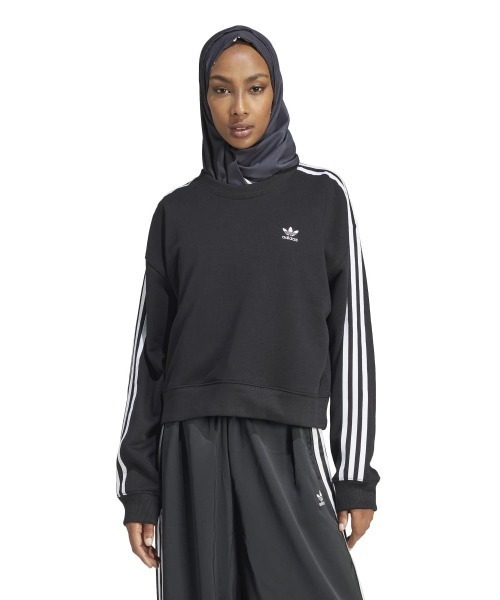 ADIDAS★MH 3S CREW スウェットシャツ adidas Originals 3 STRIPES CREW（アディダス オリジナルス