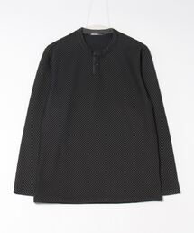 HIDEAWAYS NICOLE | ブライトタックバイアスヘンリーネックプルオーバー(Tシャツ/カットソー)