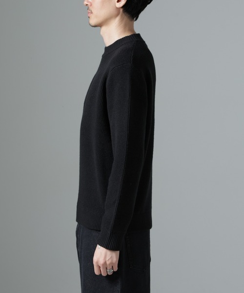 セール】MIXワッフルモックネックニット（ニット/セーター）｜NANO