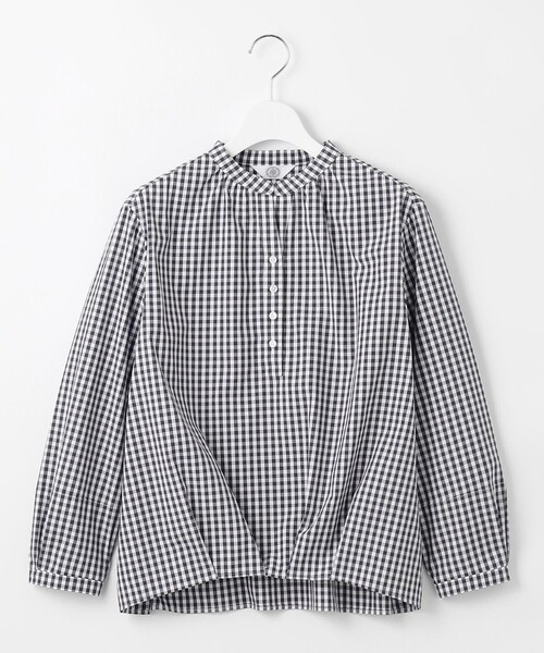 J.PRESS(ジェイプレス)の「【洗える・接触冷感・UVケア】エステネージュストライプ コクーン ブラウス(シャツ/ブラウス・レディース・サックスブルー系1/ブルー系1/ネイビー系3/ライトグレー系1・11/9)」の19枚目の写真