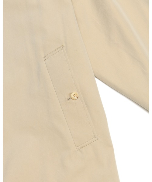 SOPHNET.（ソフネット）の「BALMACHAAN COAT（ステンカラーコート・メンズ・ベージュ/ネイビー・MEDIUM/LARGE/SMALL/X-LARGE）」の13枚目の写真