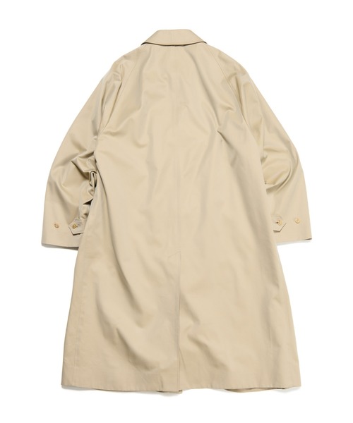 SOPHNET.（ソフネット）の「BALMACHAAN COAT（ステンカラーコート・メンズ・ベージュ/ネイビー・MEDIUM/LARGE/SMALL/X-LARGE）」の9枚目の写真