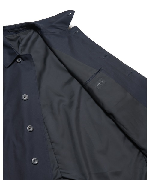 SOPHNET. ステンカラーコート L ブラック BALMACHAAN COAT（ステンカラーコート）｜SOPHNET.（ソフネット