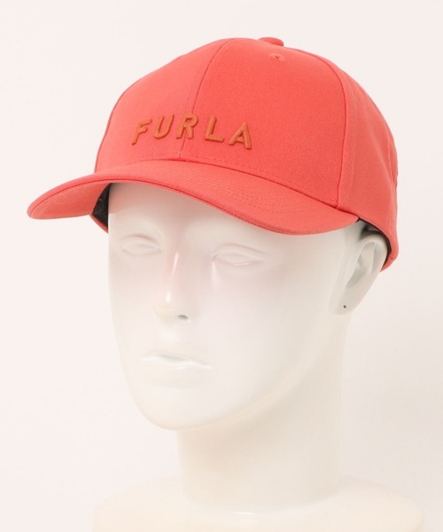 FURLA（フルラ）の「キャップ ロゴ立体刺繍（キャップ・レディース・ブラック/オフホワイト/グレー/ベージュ/オレンジ・M）」の5枚目の写真