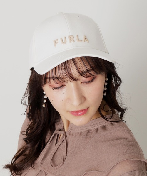 【ロゴ入り】FURLAフルラ キャップ ロゴ刺しゅう FURLA(フルラ) ロゴ刺繍キャップ UV ウォッシャブル / MOONBAT