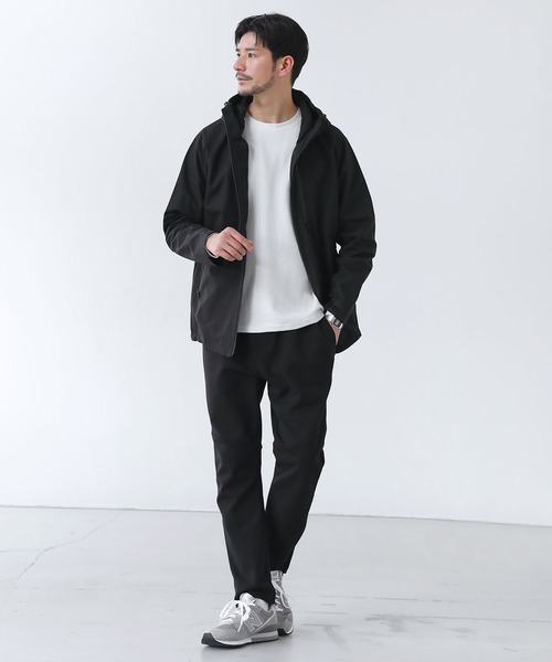 SPU(スプ)の「リラックスフィットストレッチスパンフライス長袖カットソー(Tシャツ/カットソー・メンズ・ブラック/ホワイト/杢グレー・S/M/L/XL)」の19枚目の写真