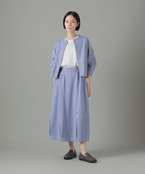 ZUCCa（ズッカ）の「CNポンチ / スカート / (O)（スカート・レディース・ベージュ/ライトブルー/ブラック・M size）」の7枚目の写真