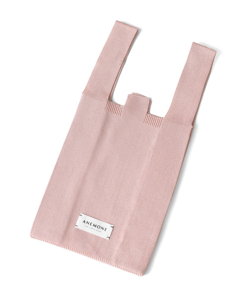 ANEMONE（アネモネ）の「ラメニットトートバッグ[S]（ショルダーバッグ・レディース・グリーン/ライトピンク/ブラック/ライトイエロー/シルバー/カーキ/シャンパン・FREE）」の9枚目の写真
