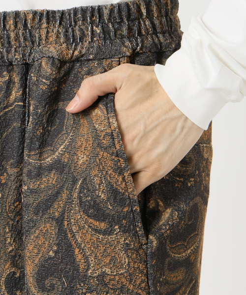 417 EDIFICE（フォーワンセブンエディフィス）の「プリントジャージーイージーパンツ（スラックス・メンズ・ブラウン/グリーン/ネイビー・LARGE/MEDIUM）」の10枚目の写真