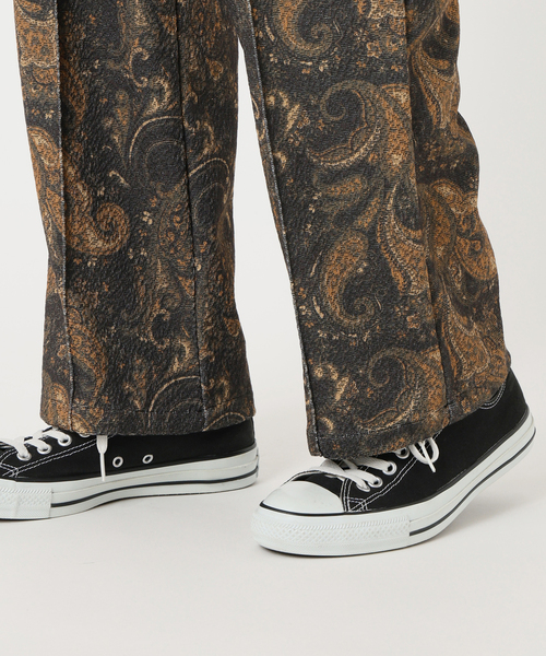 417 EDIFICE（フォーワンセブンエディフィス）の「プリントジャージーイージーパンツ（スラックス・メンズ・ブラウン/グリーン/ネイビー・LARGE/MEDIUM）」の11枚目の写真