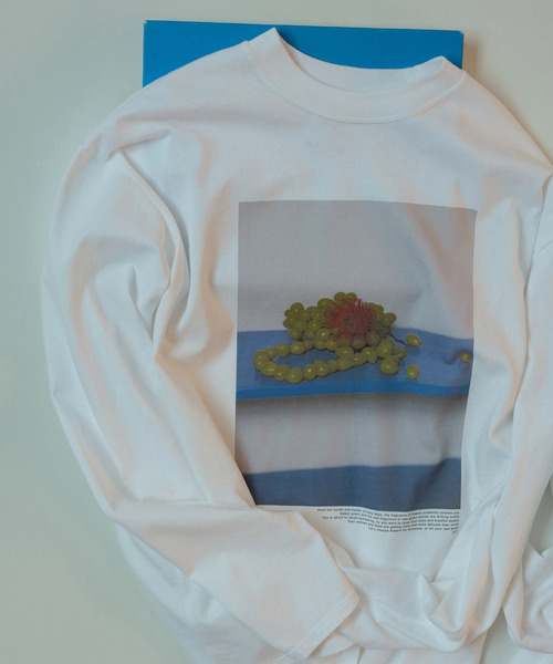 tシャツ 「duft（ドゥフト） for SALON」フラワーフォトプリントロンT レディース duft（ドゥフト） for SALON】フラワーフォトプリントロンT（T