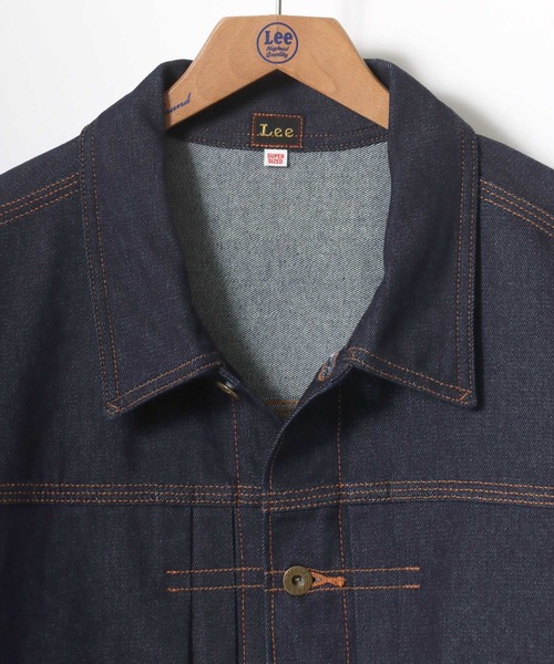 Lee(リー)の「Lee/リー SUPERSIZED DENIM COWBOY JACKET/オーバーサイズ デニムカウボーイジャケット/Gジャン/レディース メンズ(デニムジャケット・メンズ・ブラック系その他/ノンウォッシュ・L/M)」の7枚目の写真