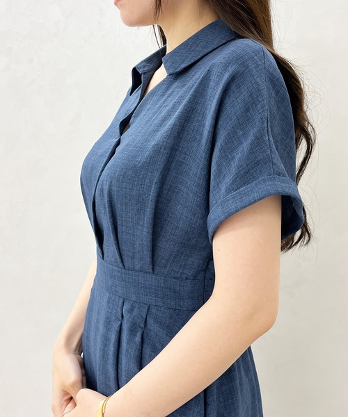 セール】新色追加 ZOZO限定 2025新作 ドルマンシャツワンピース