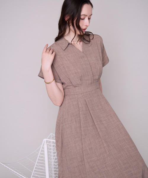 MISCH MASCH(ミッシュマッシュ)の「新色追加 ZOZO限定 ドルマンシャツワンピース(ワンピース・レディース・ブルー/ライトブルー/ブラウン・フリ-)」の9枚目の写真