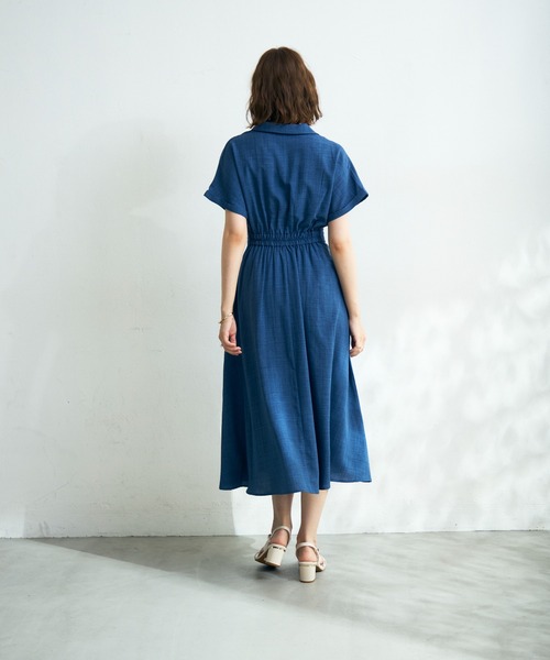 MISCH MASCH(ミッシュマッシュ)の「新色追加 ZOZO限定 ドルマンシャツワンピース(ワンピース・レディース・ブルー/ライトブルー/ブラウン・フリ-)」の18枚目の写真