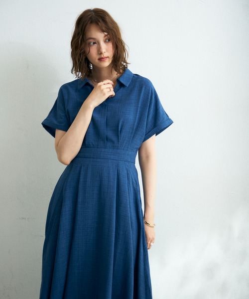 MISCH MASCH(ミッシュマッシュ)の「新色追加 ZOZO限定 ドルマンシャツワンピース(ワンピース・レディース・ブルー/ライトブルー/ブラウン・フリ-)」の20枚目の写真