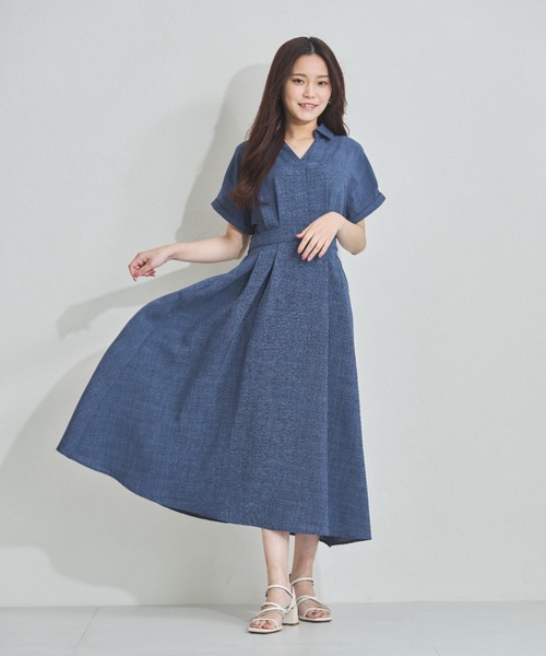 セール】新色追加 ZOZO限定 2025新作 ドルマンシャツワンピース
