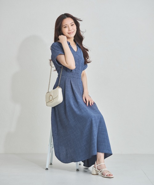 セール】新色追加 ZOZO限定 2025新作 ドルマンシャツワンピース