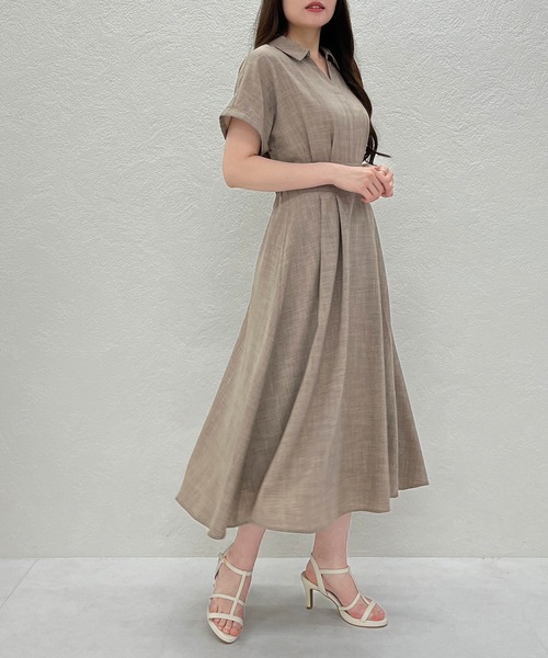 セール】新色追加 ZOZO限定 2025新作 ドルマンシャツワンピース