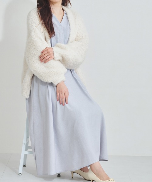MISCH MASCH（ミッシュマッシュ）の「新色追加 ZOZO限定  ドルマンシャツワンピース（ワンピース・レディース・ブルー/ライトブルー/ブラウン・ﾌﾘ-）」の19枚目の写真
