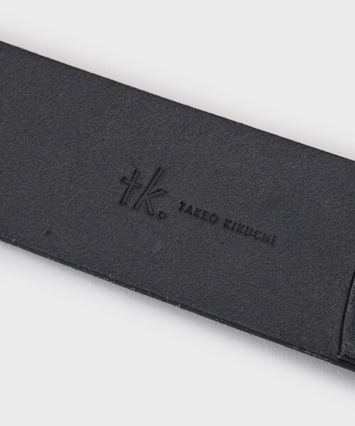 tk.TAKEO KIKUCHI（ティーケータケオキクチ）の「デザインバックルベルト（ベルト・メンズ・ブラック系・00）」の4枚目の写真