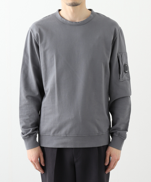 【関税込み】C.P. Company スウェットシャツ セール】【C.P. Company】ライト フリース クルーネック