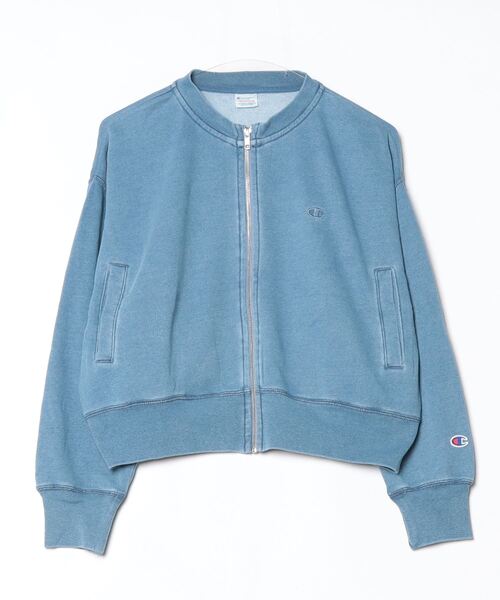 Champion（チャンピオン）の「チャンピオン  ZIP SWEAT CARDIGAN_（その他アウター・レディース・ダークブルー/サックスブルー・M/L）」の2枚目の写真