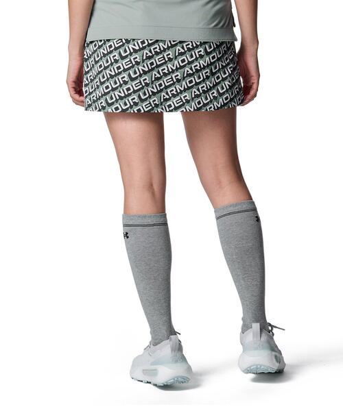 UNDER ARMOUR(アンダーアーマー)の「UAドライブ スラッシュ ロゴ スカート(ゴルフ/レディース)(スカート・レディース・カーキ系・L/M/S/XL)」の2枚目の写真