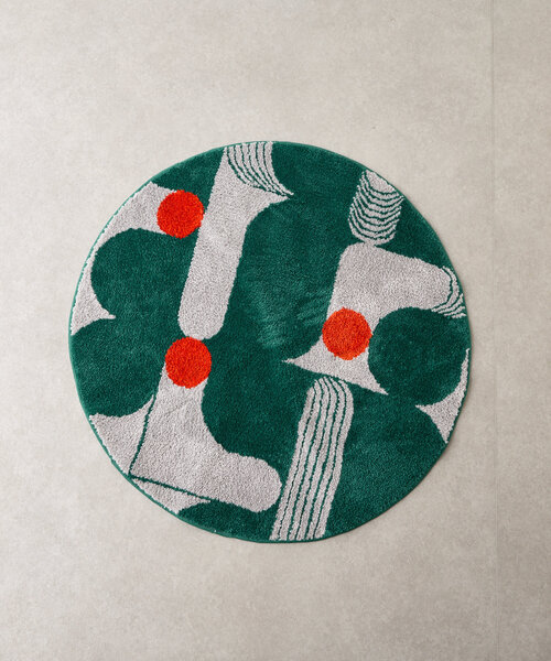 BIRTHDAY BAR(バースデイバー)の「【SAHIR サヒール】Round rug(ラグ/マット・レディース・グリーン・0)」の3枚目の写真