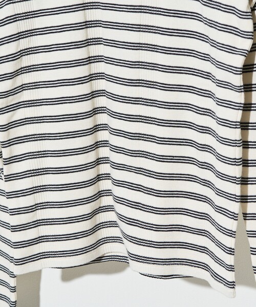 FREAK'S STORE（フリークスストア）の「バレエネック ランダムリブロンT（Tシャツ/カットソー・レディース・レッド/ブラック/オフホワイト/サックスブルー・ﾌﾘ-）」の5枚目の写真