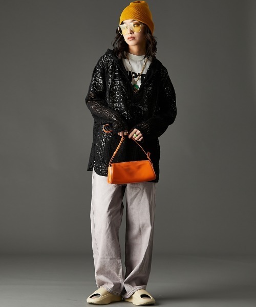 GEVS.（ジェイヴィス）の「レースパーカーブラウス＜大きいサイズ有＞GEVS.（パーカー・レディース・オフホワイト/ブラック・4L/3L/LL/L/M/5L）」の21枚目の写真