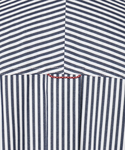 NANGA（ナンガ）の「STRIPE W POCKET BOX SHIRT/ストライプ Wポケット