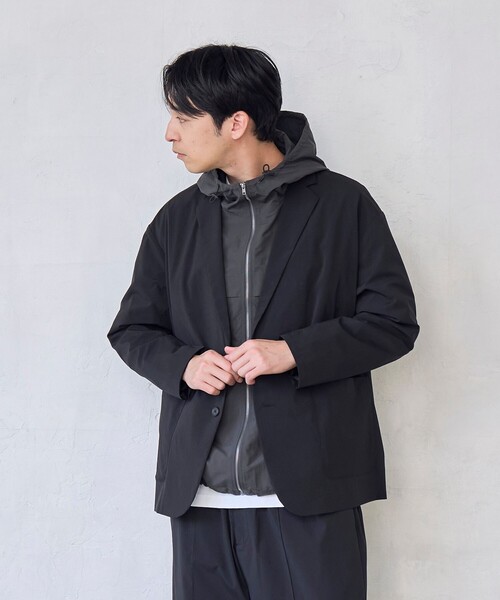 RONEL(ロネル)の「【RONEL】タスランN/2Bジャケット(テーラードジャケット・メンズ・ブラック/ケリーグリーン・S/M/L/XL)」の6枚目の写真