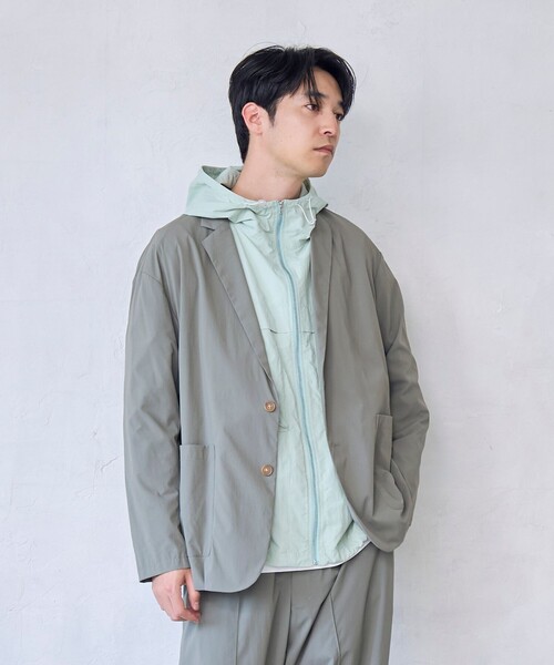 RONEL(ロネル)の「【RONEL】タスランN/2Bジャケット(テーラードジャケット・メンズ・ブラック/ケリーグリーン・S/M/L/XL)」の18枚目の写真
