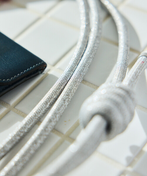 Topologie（トポロジー）の「Topologie/トポロジー 8mm ROPE STRAP【ストラップ単体】（スマホグッズ・レディース・ブラック/ナチュラル/ゴールド/シルバー/ブルーグリーン/オリーブ/その他9/イエロー・ONE SIZE）」の12枚目の写真