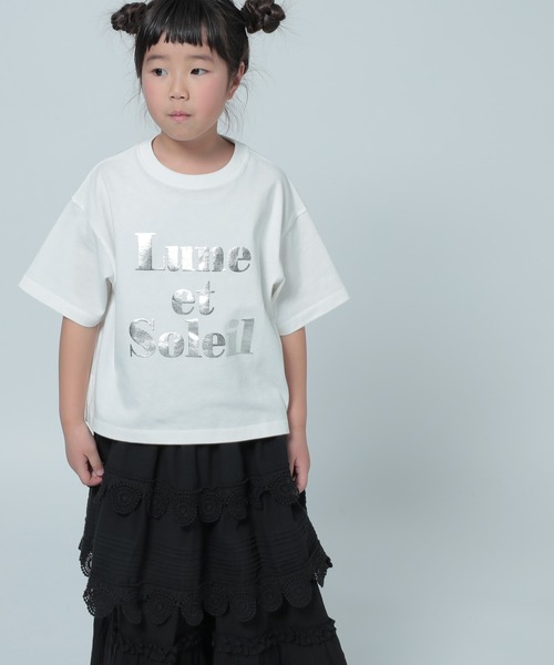 LOWRYS FARM（ローリーズファーム）の「アソートＰＴＳＳ　290094（Tシャツ/カットソー・キッズ・オフホワイト/チャコールグレー/杢グレー/ブルー・110cm/120cm/130cm/140cm/150cm）」の18枚目の写真