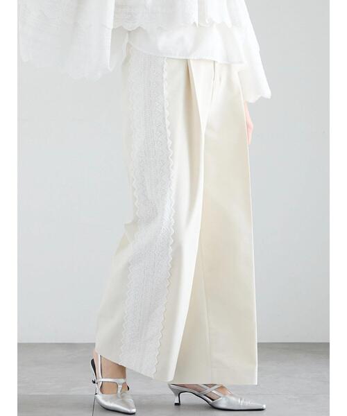 Te chichi(テチチ)の「【Atelier Sucre】サイドレースパンツ《2025spring catalog item》(その他パンツ・レディース・オフホワイト・F)」の9枚目の写真