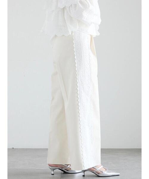 Te chichi(テチチ)の「【Atelier Sucre】サイドレースパンツ《2025spring catalog item》(その他パンツ・レディース・オフホワイト・F)」の10枚目の写真