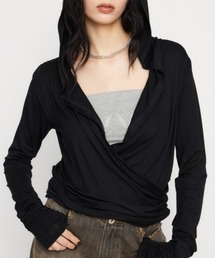 DRAPE HOODIE トップス