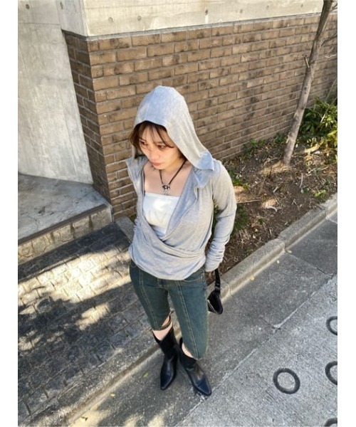DRAPE HOODIE トップス（パーカー）｜LAGUA GEM（ラグアジェム