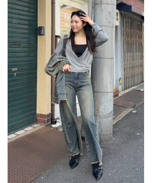 DRAPE HOODIE トップス（パーカー）｜LAGUA GEM（ラグアジェム