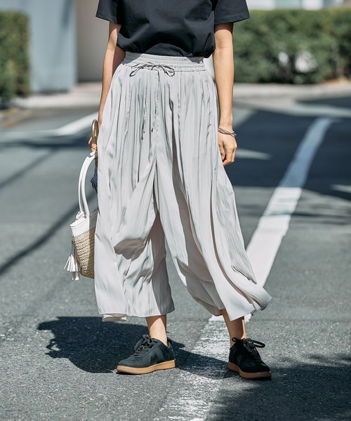 FOUND GOOD（ファウンドグッド）の「サラツヤスカーチョ（その他パンツ・レディース・イエロー系2/アイボリー/ブラック/ホワイト系7/ネイビー/グレー系8・S/L/M）」の4枚目の写真