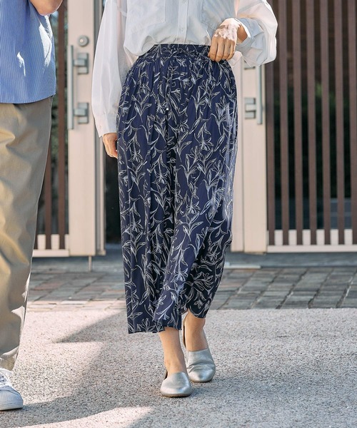 FOUND GOOD（ファウンドグッド）の「サラツヤスカーチョ（その他パンツ・レディース・イエロー系2/アイボリー/ブラック/ホワイト系7/ネイビー/グレー系8・S/L/M）」の5枚目の写真