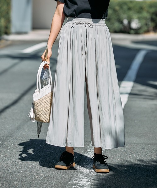 FOUND GOOD（ファウンドグッド）の「サラツヤスカーチョ（その他パンツ・レディース・イエロー系2/アイボリー/ブラック/ホワイト系7/ネイビー/グレー系8・S/L/M）」の14枚目の写真