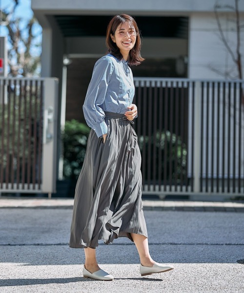 FOUND GOOD（ファウンドグッド）の「サラツヤスカーチョ（その他パンツ・レディース・イエロー系2/アイボリー/ブラック/ホワイト系7/ネイビー/グレー系8・S/L/M）」の22枚目の写真