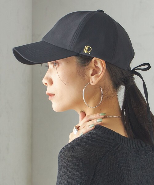 美品　yori UV撥水リボンキャップ UV日よけ付きリボンキャップ | all item| yori