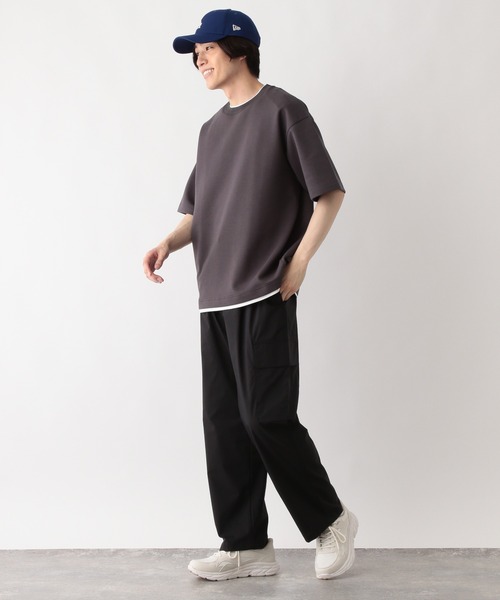 GLOBAL WORK（グローバルワーク）の「エアかるイージーカーゴパンツ/287563（カーゴパンツ・メンズ・ブラック/カーキ・SMALL/X-SMALL/MEDIUM/LARGE）」の8枚目の写真