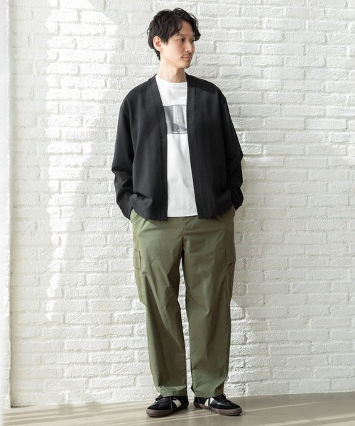 GLOBAL WORK（グローバルワーク）の「エアかるイージーカーゴパンツ/287563（カーゴパンツ・メンズ・ブラック/カーキ・SMALL/X-SMALL/MEDIUM/LARGE）」の5枚目の写真