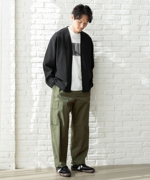 GLOBAL WORK（グローバルワーク）の「エアかるイージーカーゴパンツ/287563（カーゴパンツ・メンズ・ブラック/カーキ・SMALL/X-SMALL/MEDIUM/LARGE）」の6枚目の写真