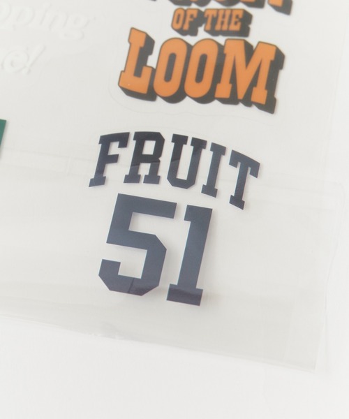FRUIT OF THE LOOM(フルーツオブザルーム)の「FRUIT OF THE LOOM/フルーツオブザルーム VINYL TOTE BAG & STICKER SEAL SET トートバッグ 2026新作 再入荷(トートバッグ・レディース・ブラウン/ブラック/オレンジ/ミント・FREE)」の14枚目の写真